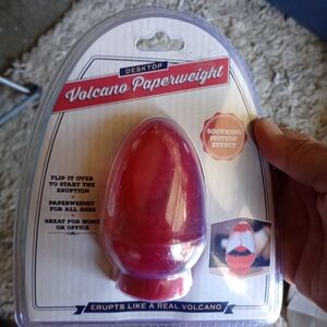 Desktop volcano paper weight